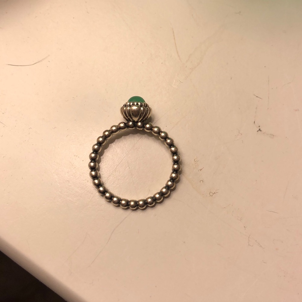 Emerald Pandora Ring